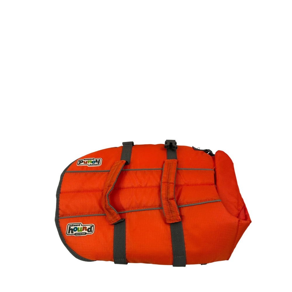 Outward Hound Dog Life Jacket Medium Orange Reflective Safety Vest Pet